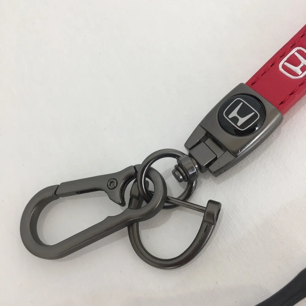 Honda Keychain Red Key Fob NEW Car Keyring
